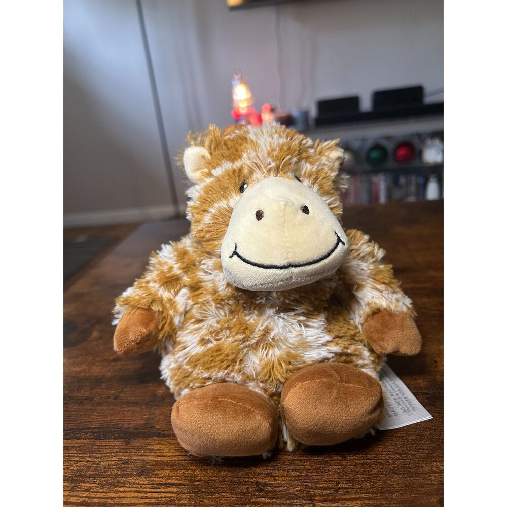 Warmies Junior Giraffe Plush Microwavable Weighted Heat Pad Lavender Scented